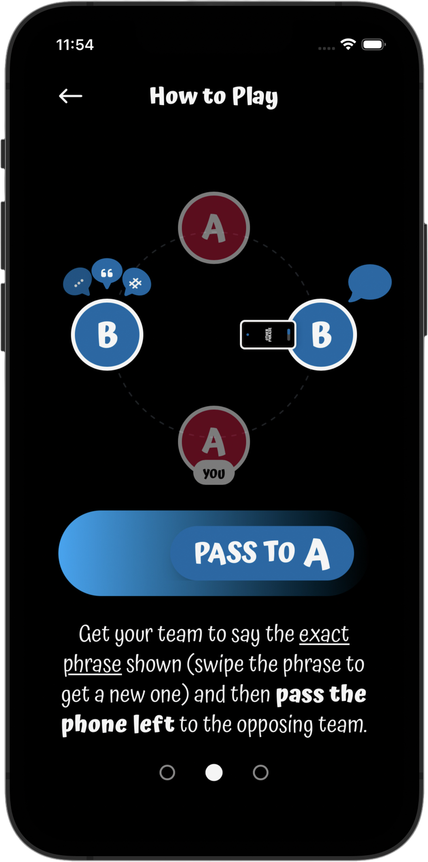 8 of 10: NextPhrase how-to-play phrase-passing instructions